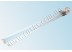 Светодиодная гирлянда led Meteor White 80см (IP67) 12В